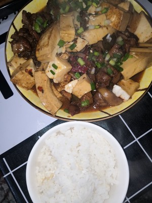 The practice measure that drinks duck of · of bar · bean curd 6