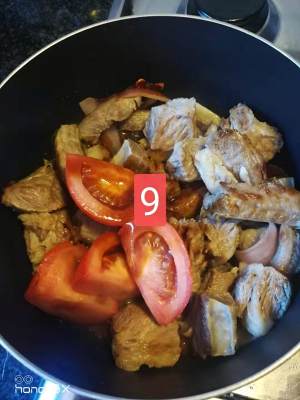 Sirlon of tomato potato stew (darling ate a bowl big) practice measure 9