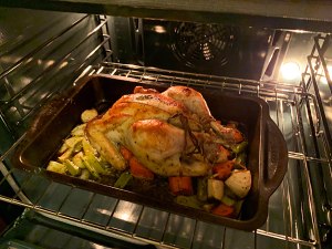 Thanksgiving presses axial dish -- the practice measure of chicken of nurse a fire 5
