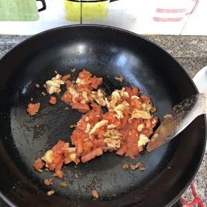 The practice measure of tomato egg macaroni 7