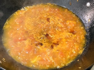 太った牛鍼un針の進行の滞在のトマトのスープの練習対策7
