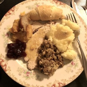 The practice measure of thanksgiving turkey dinner 8