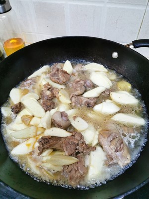 The practice measure of duck of stew of wild rice stem 3