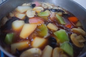 The practice measure of duck of orange peel Xianggu mushroom 12