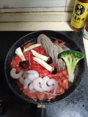 The practice measure of face of beef of buckwheat of tomato Xianggu mushroom 3