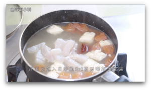 Food of Su Di baby: Meal of braise of Xianggu mushroom asparagus lettuce + the practice measure of soup of fish of tomato Ba Sha 16